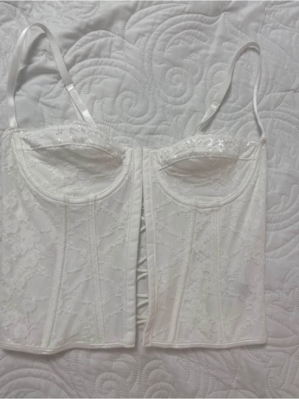 Lace corset top
